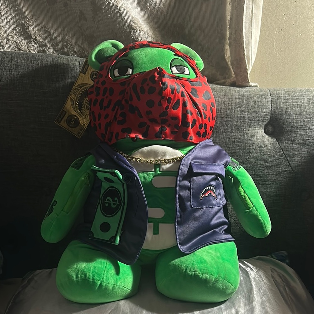 SPRAYGROUND SKI MASK THE BEAR - TEDDY BEAR BACKPACK 💵 Authentic 🧸Limited Ed.